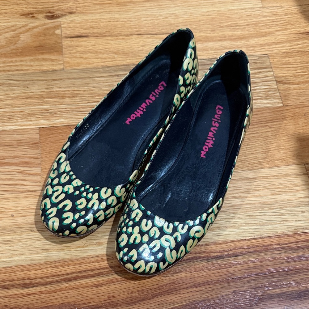 Louis Vuitton Stephen Sprouse Black, Green, and Yellow Women's Shoes